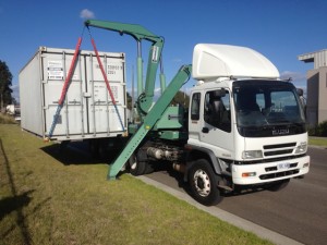 Side Loader Container Transport Melbourne